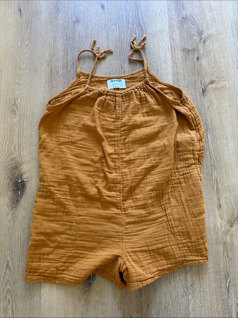 Old Navy Mustard Yellow Romper with pockets